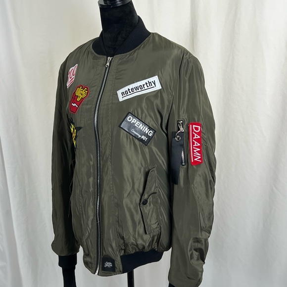 Sixth June Paris Mens Large Bomber Jacket Patches - Picture 3 of 8